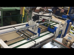 Máquina encoladora de cajas semiautomática