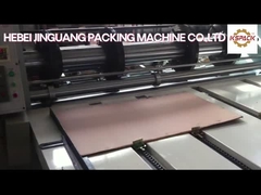 Tipo de alimentación de cadena 1400-3200m m tablero acanalado del cartón 4machine que corta con tintas que ranura rotatorio