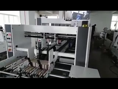 Máquinas de fabricación de cartón plegado en abanico acanalado que pega el pegamento de la caja de la máquina del gluer de la carpeta que hace la máquina