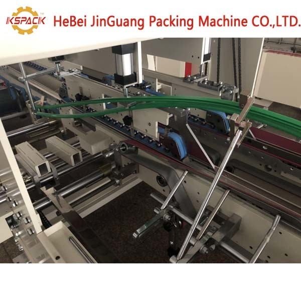 400/Min Paper Corrugated Box Folder Gluer Machine Automatic Feeding Whith PLC