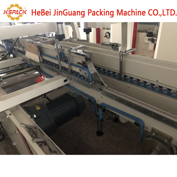 400/Min Paper Corrugated Box Folder Gluer Machine Automatic Feeding Whith PLC