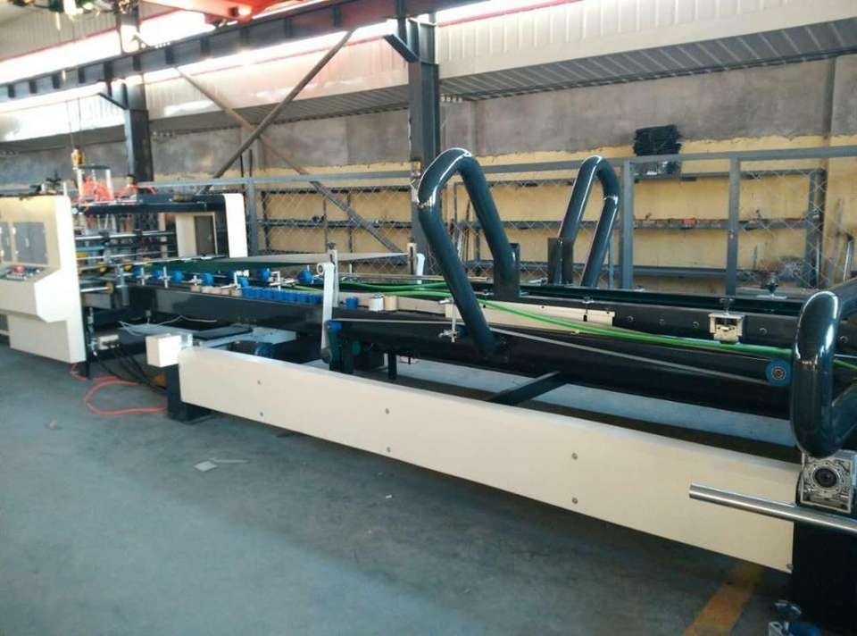 Automatic High Speed Carton Box Folder Gluer Machine 200 Pics / Min