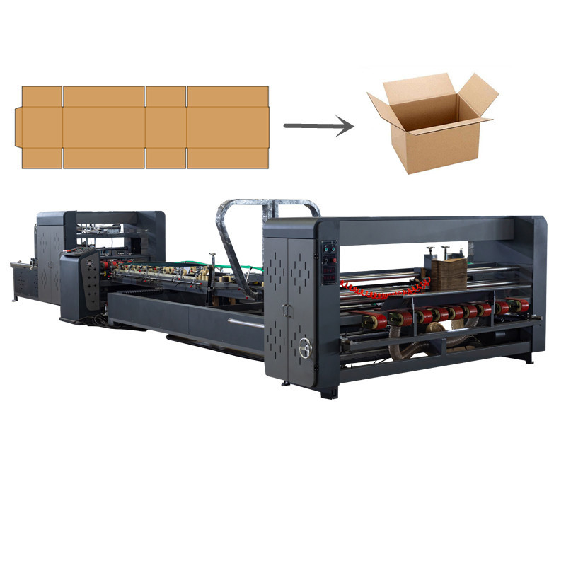 2800mm Corrugated Carton Box Folder Gluer Machine Automatic