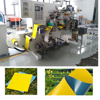 Máquina automática para hacer trampas de pegamento volante amarillo para hacer trampas pegajosas de insectos
