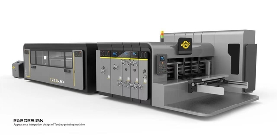 Máquina de hacer cajas de pizza personalizable con impresión de 1-5 colores y rodillo de impresora de 300-800 mm