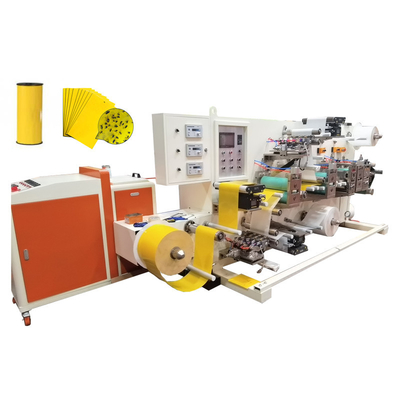 Máquina de fabricación de trampas de pegamento volante de fusión en caliente