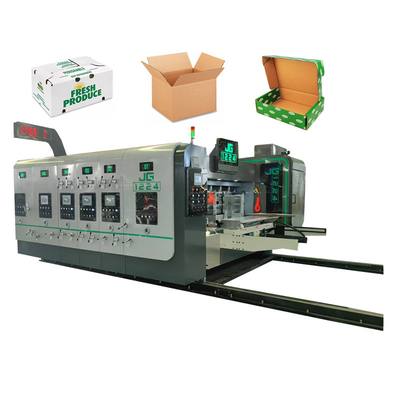 4 colores completamente automáticos de impresión flexo corrugada caja de cartón caja corrugada máquina de fabricación de cartón máquina de impresión de cartón cortador de matriz
