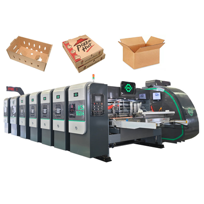 Impresión automática de borde de plomo de cartón corrugado máquina de impresión y cartón de caja de la impresora de formación